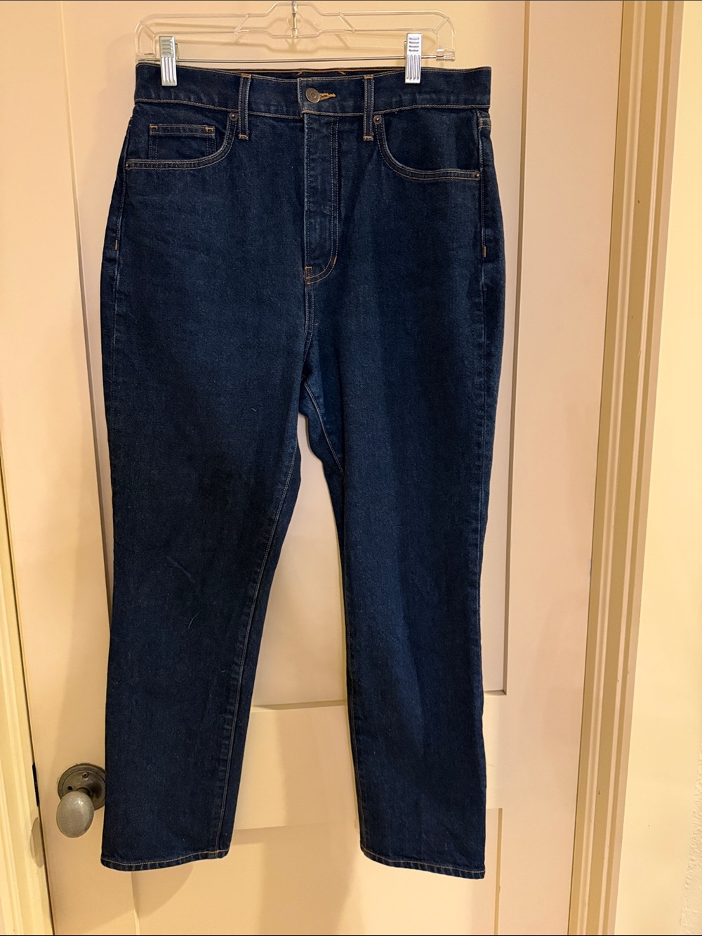 Veronica Beard KIMRA High-Rise Women's Jeans - Dark Blue Size 8